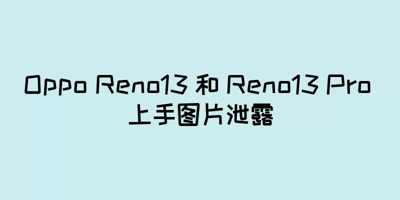 Oppo Reno13 和 Reno13 Pro 上手图片泄露