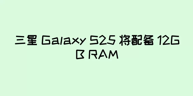 三星 Galaxy S25 将配备 12GB RAM