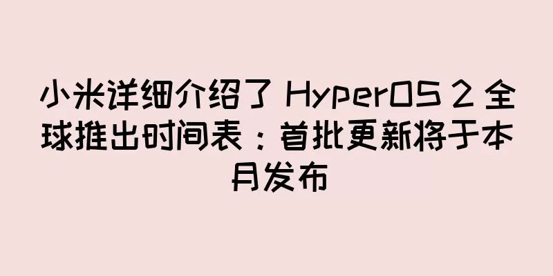小米详细介绍了 HyperOS 2 全球推出时间表：首批更新将于本月发布