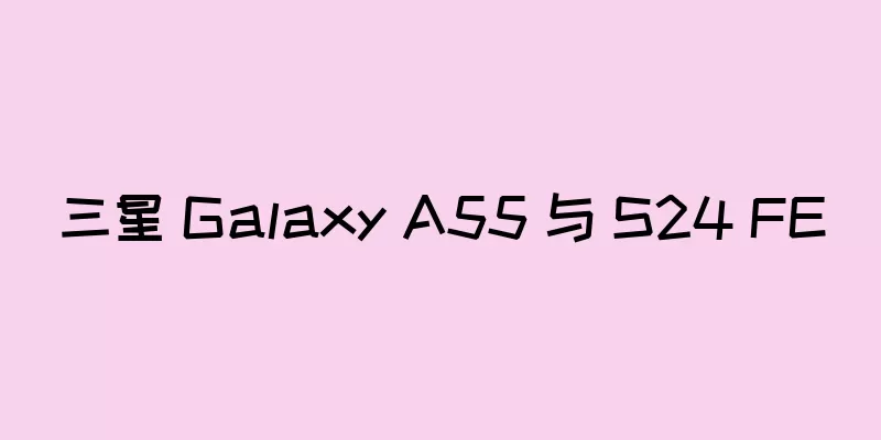 三星 Galaxy A55 与 S24 FE