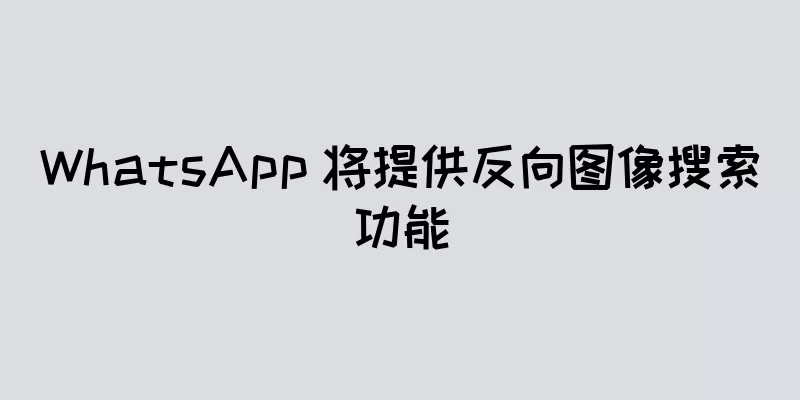 WhatsApp 将提供反向图像搜索功能