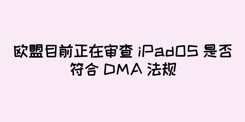 欧盟目前正在审查 iPadOS 是否符合 DMA 法规
