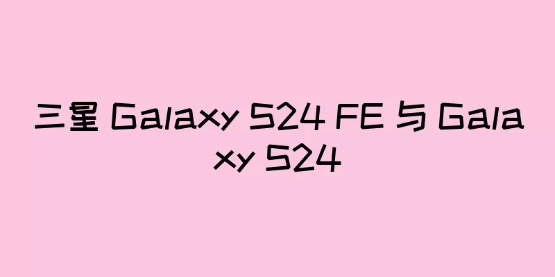 三星 Galaxy S24 FE 与 Galaxy S24