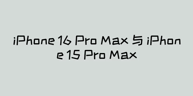iPhone 16 Pro Max 与 iPhone 15 Pro Max