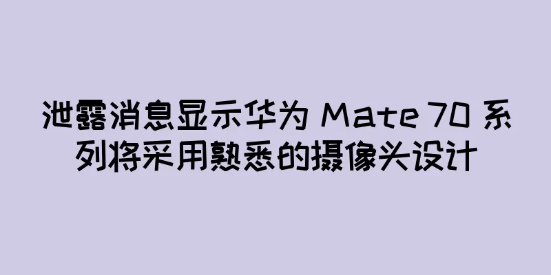 泄露消息显示华为 Mate 70 系列将采用熟悉的摄像头设计