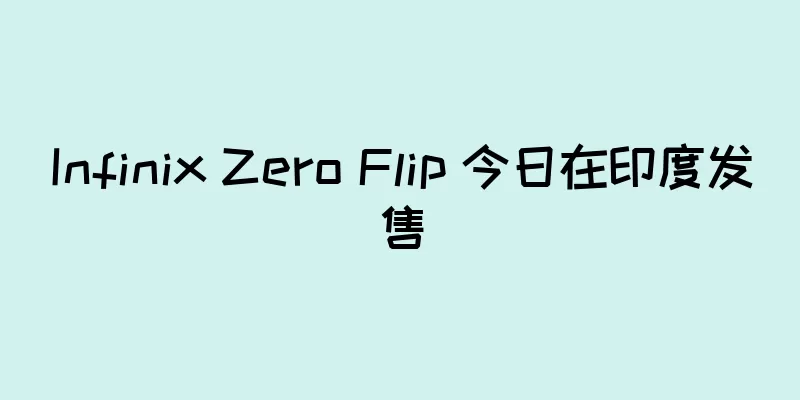 Infinix Zero Flip 今日在印度发售