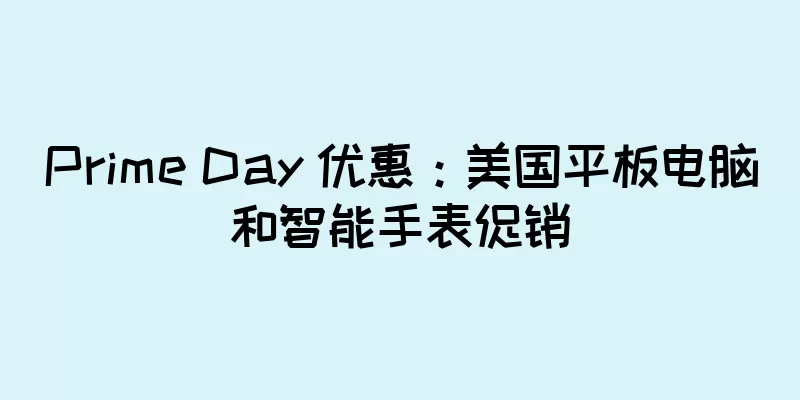 Prime Day 优惠：美国平板电脑和智能手表促销