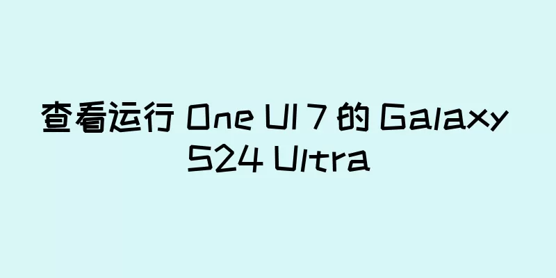 查看运行 One UI 7 的 Galaxy S24 Ultra