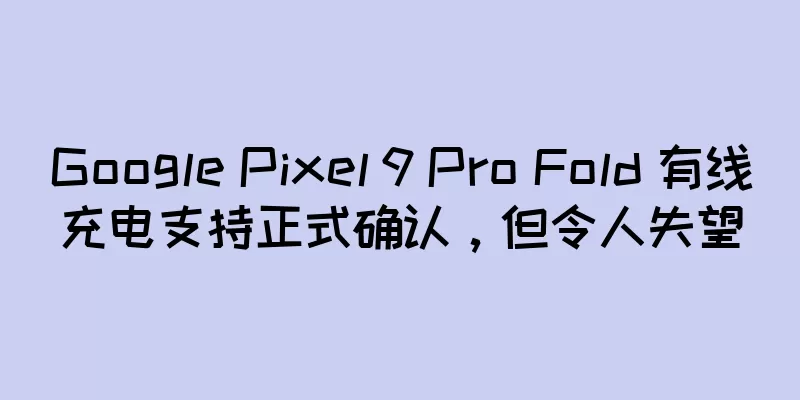 Google Pixel 9 Pro Fold 有线充电支持正式确认，但令人失望
