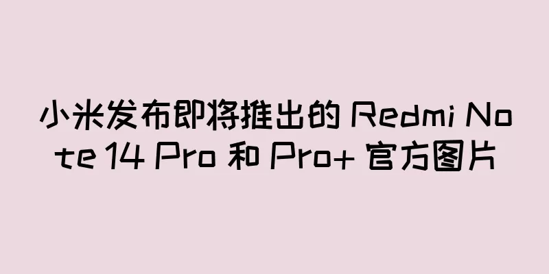 小米发布即将推出的 Redmi Note 14 Pro 和 Pro+ 官方图片