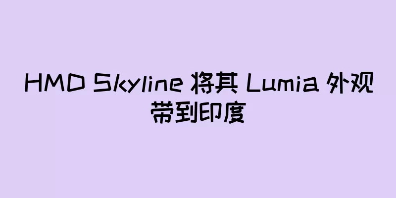 HMD Skyline 将其 Lumia 外观带到印度