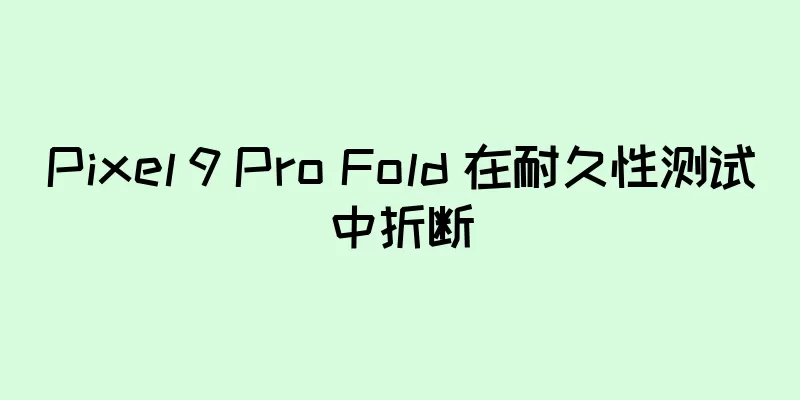 Pixel 9 Pro Fold 在耐久性测试中折断